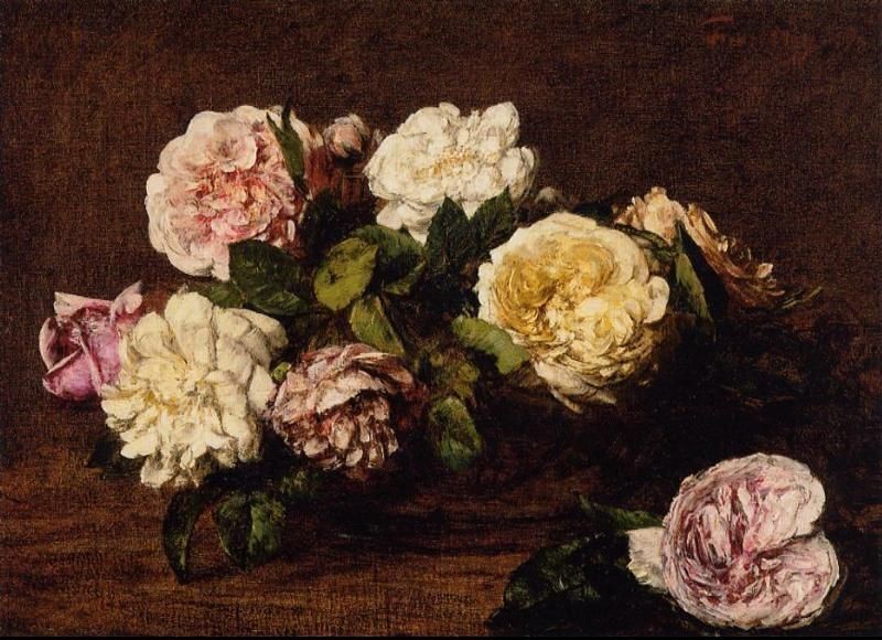Henri Fantin-Latour Flowers Roses I
